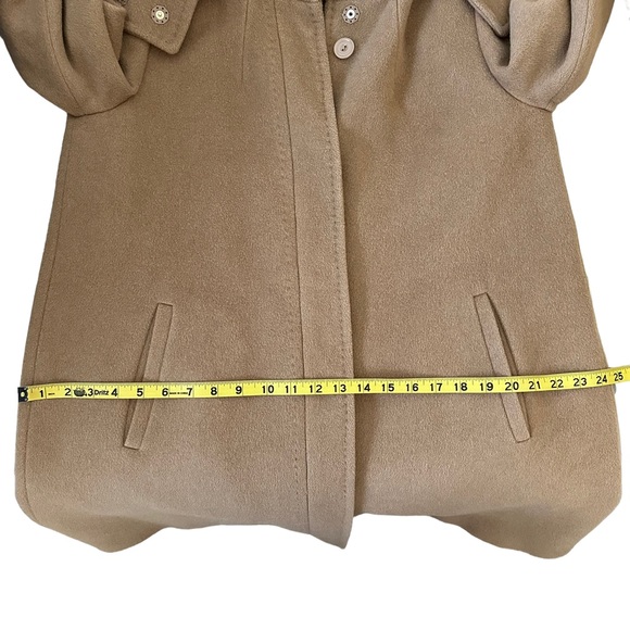 MaxMara STUDIO Angora Rabbit, SILK, & Wool Hooded Coat - Picture 8 of 12